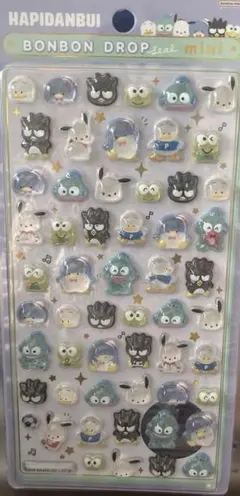 【正規品】ボンボンドロップシール　サンリオ　はぴだんぶい　ミニ