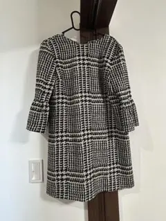 ZARA ワンピース　千鳥柄　M