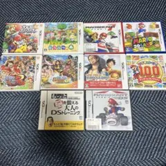 【中古】10本 3DS DS ソフト まとめ売り スマブラ マリオ　ワンピース等
