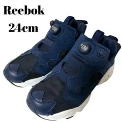 ⭐️極美品　リーボック（24）インスタポンプフューリー ネイビー V65752