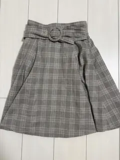 JILLSTUART チェック柄フレアスカート