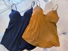ユニクロ×マメクロゴウチ　エアリズムプランジブラキャミソールM2枚セット