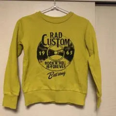 Bebe RAD CUSTOM 裏起毛トレーナー　130