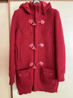 b*y様 Bark 赤 ニット ダッフルコート