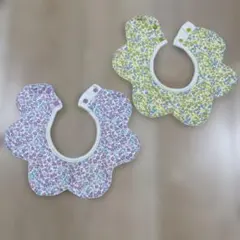 【GITA】360° 花柄スタイ 2枚セットのサムネイル