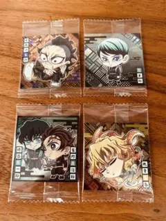 新品＊鬼滅の刃ウエハースシール＊4枚セット