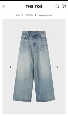 新品 タグあり【THETOÉ 】Aegean Denim Pants - メルカリ