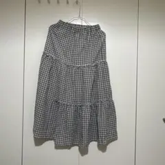 DAZY チェック柄 フレアスカート Mサイズ