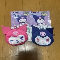 サンリオ クロミ フェイスポーチ ピンク 青 新品未使用