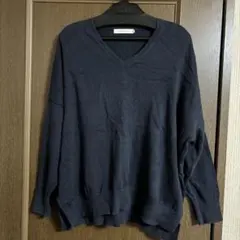 AMERICAN HOLIC 紺色　ネイビー　ニットセーター Mサイズ