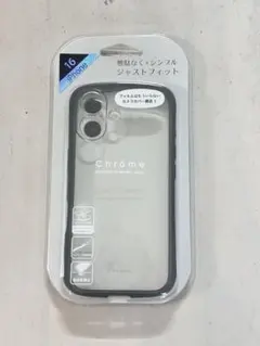 【新品•未使用•未開封】iPhone16 ケース Chrome ブラックのサムネイル