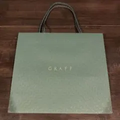 GRAFF グラフ 紙袋 ショップ袋 ショッパー 紺&白 - メルカリ