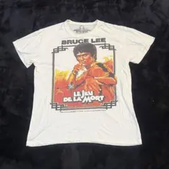 ブルースリー BRUCE LEE 映画プリントTシャツ 白 L相当