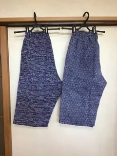 かとちゃん様専用浴衣地ゆったりパンツ2本セット