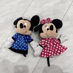 ミッキー・ミニー ぬいぐるみセット　ハンドパペット♡