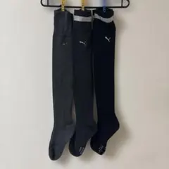 Puma ロングソックス 3足セット グレー ネイビー