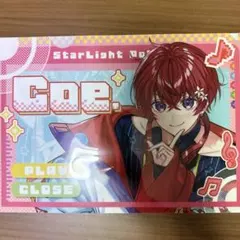 即購入‪✕‬】すたぽら Coe.くん直筆サイン入りポスカ SRMライブ入場
