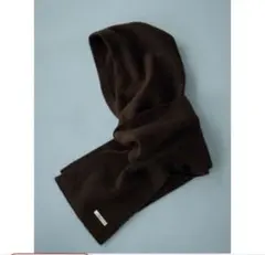 ànuke マフラー ダークブラウン　Hoodie Knit Stoleのサムネイル