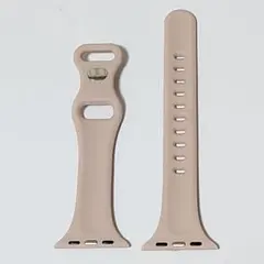 38/40/41mm Apple Watch シリコンバンド　ピンクベージュ
