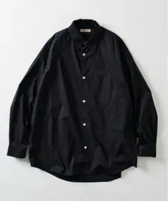 FREAK'S STOREリラックスフィット レギュラーカラー シャツ ブラック