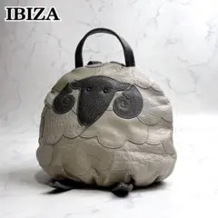 未使用級✨IBIZA ミニリュック アニマル ヒツジモチーフ 2way ベージュ