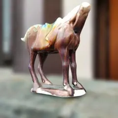陶器製　馬の置物