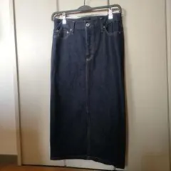 美品　アパートバイローリーズ L デニムタイトスカート ミモレ丈　膝下丈