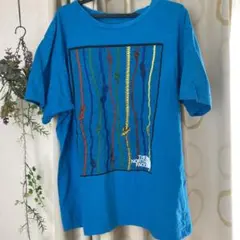 THE NORTH FACE グラフィックTシャツ 青値下げ　値下げ