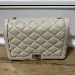 ショルダーバッグ　ホワイトベージュ　【ほぼ新品】