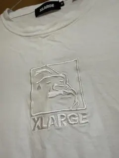 XLARGE☆ 刺繍ロゴ ホワイト Tシャツ M