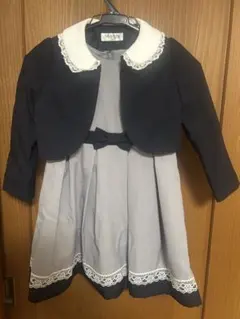 フォーマルドレスセット ネイビーとグレー