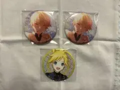 あんスタ プロセカ コラボ グリ缶 グリッター缶バッジ 天馬司 鏡音レン 3点