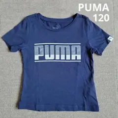 PUMA　120サイズ　半袖トップス　紺色　スポーツ　男女兼用