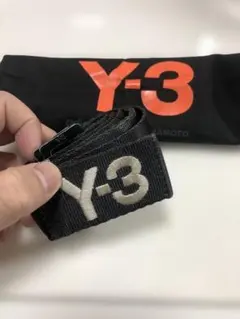 Y-3 Logo Belt black Yojiyamamoto