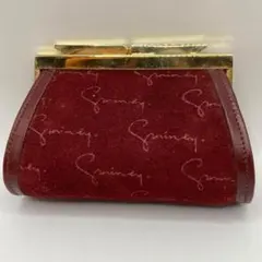 GIVENCHY ジバンシィ コインケース がま口 旧ロゴ バレルコイン レッド