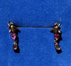 サマンサティアラ新品ディズニーコレクション　ミニーマウスシリーズ　ピアス