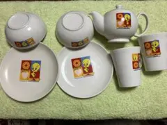 ミスド　ワーナーブラザース　トゥイーティー　お茶セット