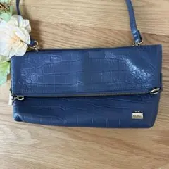 【限定SALE】LABAGAGERIE ラバガジェリー クロコ　お財布ショルダーのサムネイル