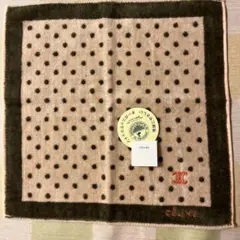 CELINE セリーヌ タオルハンカチ ドット柄のサムネイル