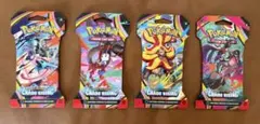ポケモンカード Chaos Rising 4パックセット　新品未開封のサムネイル
