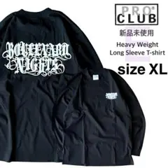 【プロクラブ】新品未使用 ヘヴィーウェイト プリントE柄 ロンT 黒 XLサイズ