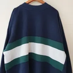 ☆US古着ビッグサイズ！XXL/バイカラー/スウェット/トレーナー