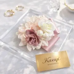 コサージュ　桜ピンクローズ　卒園式　卒業式　入園式　入学式