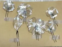 アメリカンフラワー　髪飾り ヘッドパーツ ちょい足し 振袖 浴衣　成人式 結婚式