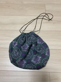 【美品】TSURU By MARIKO OIKAWA 巾着バッグのサムネイル