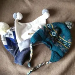 子供用ニット帽♥３点セット