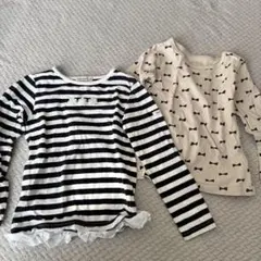 長袖カットソー 110cm 2枚セット