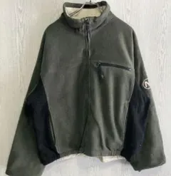 NAUTICA　ノーティカ　リバーシブル　フリース　ナイロンジャケット　刺繍ロゴのサムネイル