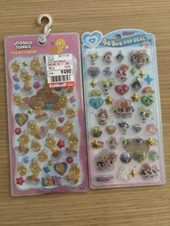 正規品　うるちゅるポップシール、プチドロップステッカー