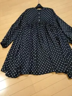 専用です！ 美品！　ビアズリー水玉ギャザーチュニックワンピース